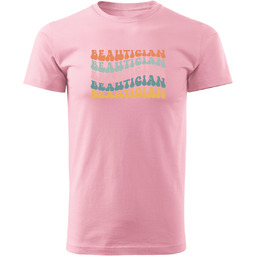 Koszulka dla Kosmetyczki Beautician Różowy XL