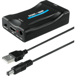 Konwerter AV Scart na HDMI ISY IHD-9026 Czarny