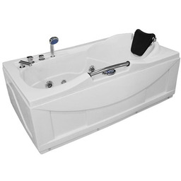 Wanna z hydromasażem prostokątna do rogu łazienki 150x83