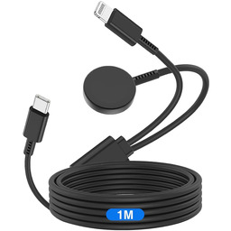 Kabel do ładowania 2w1 magnetyczne ładowanie Usb C