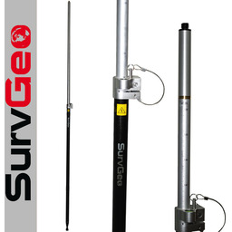 SurvGeo Tyczka teleskopowa robotyczna 2.6m pod GPS/Lustro -