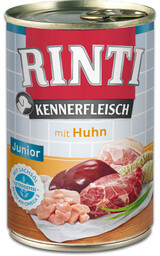 Rinti Kennerfleisch Junior Huhn karma mokra dla psa