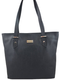 Shopper bag - duża torebka miejska - Czarna