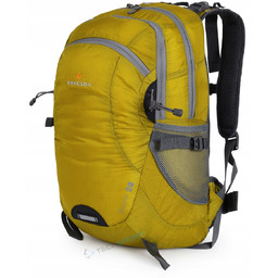 BERGSON FLORO 28L LEKKI POJEMNY PLECAK TURYSTYCZNY MUSZTARDOWY