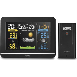 Stacja pogodowa HAMA Usedom Czarny