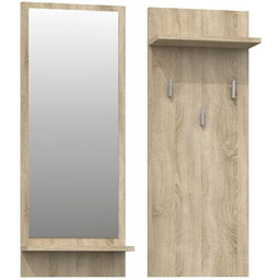 Edinos N Zestaw wieszak i w kolorze lustro