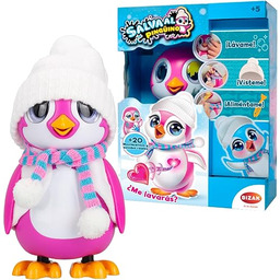 Bizak Uratuj różowy pingwin, interaktywne zwierzątko dla chłopców