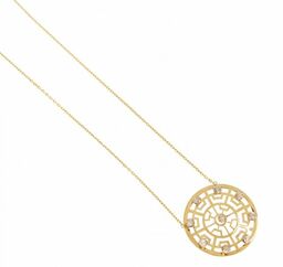 NASZYJNIK ZŁOTY CELEBRYTKA 42CM PR.585