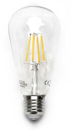 Żarówka Filament LED E27 6W ST64 ciepła 2700K