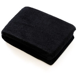 Prześcieradło frotte - czarne