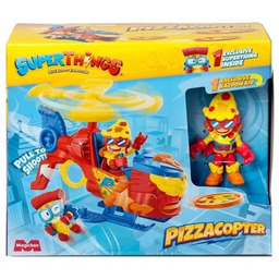 Zestaw figurek Superthings Pojazd Pizzacopter z Wyrzutnią Superzings