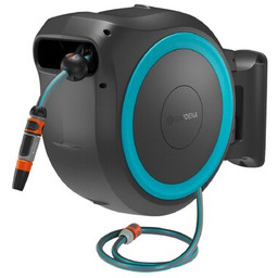 GARDENA Bęben naścienny akumulatorowy z wężem PowerRoll XL