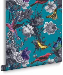 Tapeta dekoracyjna Graham&Brown Curiosity JARDIN TEAL 106432