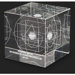 Masywny Przycisk Do Papieru Mysterium Cosmographicum W Ozdobnym