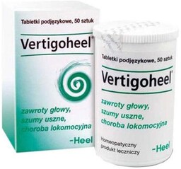 HEEL VERTIGOHEEL Zawroty głowy - 50 tabletek
