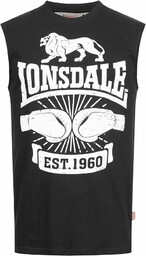 Lonsdale Męski T-shirt Cleator czarny czarny M