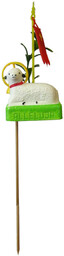 Baranek wielkanocny na piku - 25 cm -