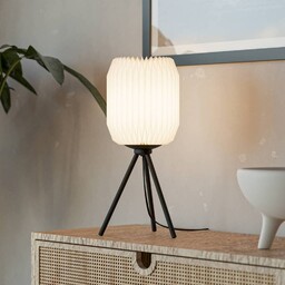 EGLO Lampa stołowa Belgrave, wysokość 44 cm, czarny/biały,