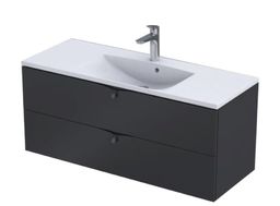 Oristo Siena szafka z umywalką 120x50x46 czarny mat