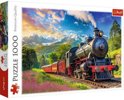 Puzzle 1000 Podróż pociągiem TREFL