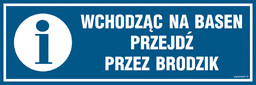 PA545 WCHODZĄC NA BASEN PRZEJDŹ PRZEZ BRODZIK, FN