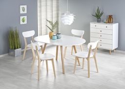 Zestaw: stół rozkładany ruben i 4 krzesła buggi