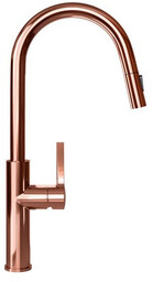 Bateria z wyciąganą wylewką GLOBALO Divio Copper 1.1