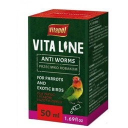 VITAPOL Przeciwko robakom dla ptaków egzotycznych 50ml