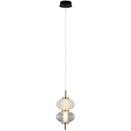 Italux Testa PND-84938-2-BK lampa wisząca nowoczesna, IP20 LED