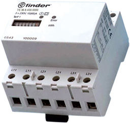Licznik energii trójfazowy Finder 7E.86.8.400.0112 6A 3x230/400V AC
