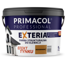 Elewacyjna farba strukturalna Exteria brzoskwiniowy 9 l