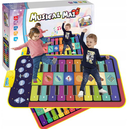 MATA DO TAŃCZENIA MUZYCZNA ELEKTRONICZNA PIANINO GRA