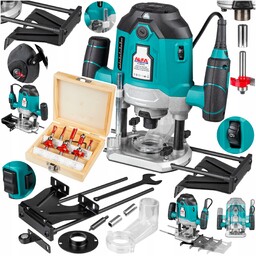 Frezarka Górnowrzecionowa Do Drewna regulacja obrotów Zestaw 5