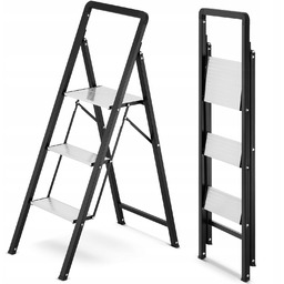 Drabina domowa składana schodki domowe Higher stalowa 3