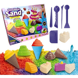 Piasek kinetyczny piasek kinetyczny zestaw lody 500 g