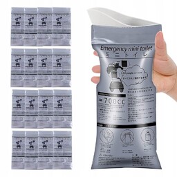 WOREK DO ZBIÓRKI MOCZU 700ML AWARYJNE TORBY TOALETOWE