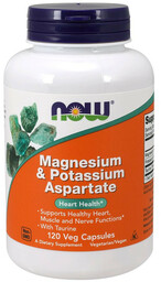 NOW Magnesium&Potassium Aspartate 120vegcaps