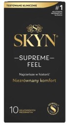 UNIMIL SKYN SUPREME FEEL Prezerwatywy nielateksowe, 10szt.