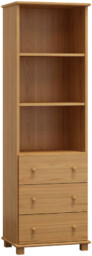 OUTLET - Biblioteczka sosnowa nr4 olcha
