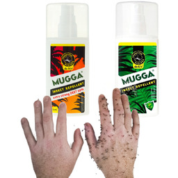 Zestaw Spray na komary Mugga Deet 50% 75