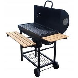 Grill Ogrodowy na Kółkach Ruszt gril Węglowy Kółka