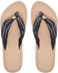 Japonki Tommy Hilfiger Th Chain Print Elevated Sandal