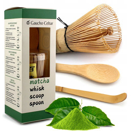 Zestaw bambusowy do herbaty Matcha