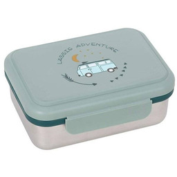 Stalowy Lunchbox Adventure Bus 1210029462-Lassig, pudełka śniadaniowe