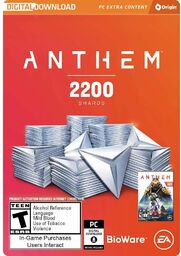 Anthem: 2200 Shards - pakiet tektytów (PC) Klucz