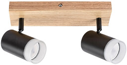 Lampa sufitowa Toras 73122 Rabalux podwójna regulowana drewniana