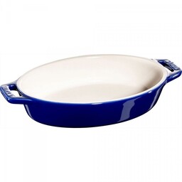 Staub Owalny Półmisek Ceramiczny 400 Ml, Niebieski Cooking