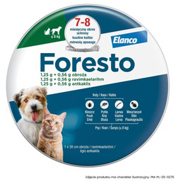 Elanco Foresto Obroża przeciw pchłom i kleszczom