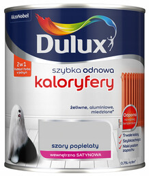 Farba Szybka Odnowa Kaloryfery szara 0,75L Dulux