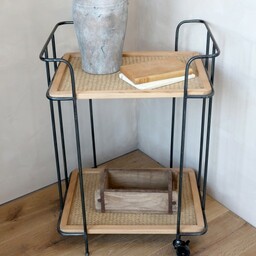 Stolik Chic Antique z Plecionymi Blatami